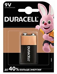 Батарейка Duracell 6LR61 9V крона